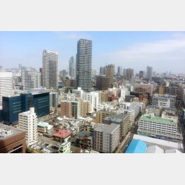 五輪関連施設の建設が予定されている晴海周辺／（Ｃ）日刊ゲンダイ