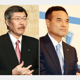 ２人は波長が合うらしい（佐治サントリーＨＤ社長と新浪ローソン会長）／（Ｃ）日刊ゲンダイ