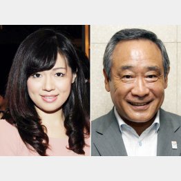 上西議員（左）と大西議員／（Ｃ）日刊ゲンダイ