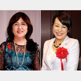 女性閣僚枠は２枠だが（稲田朋美議員と森雅子議員）／（Ｃ）日刊ゲンダイ