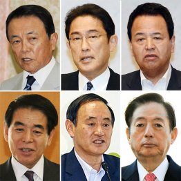 安倍の言いなり６人衆／（Ｃ）日刊ゲンダイ