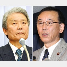 蜜月…（経団連の榊原会長と谷垣幹事長）／（Ｃ）日刊ゲンダイ