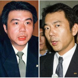 長男の潤氏と次男の正氏／（Ｃ）日刊ゲンダイ