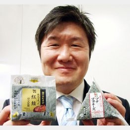 主力は「手巻おにぎり」／（Ｃ）日刊ゲンダイ