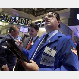 ＮＹ市場も大荒れ／（Ｃ）ＡＰ