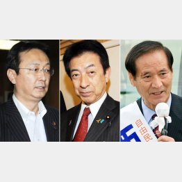 江藤防衛相、塩崎厚労相、西川農相／（Ｃ）日刊ゲンダイ