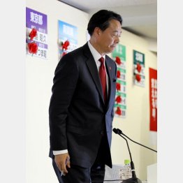 海江田代表は比例でも当選できなかった／（Ｃ）日刊ゲンダイ