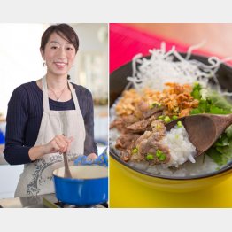 すいすい入る牛肉のお粥／（Ｃ）日刊ゲンダイ