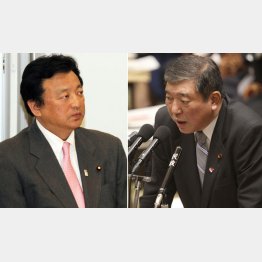 国会で質問した渡辺議員（左）（Ｃ）日刊ゲンダイ