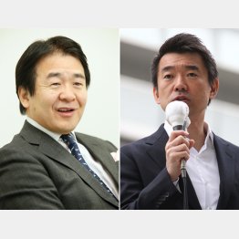 竹中パソナ会長と橋下大阪市長（Ｃ）日刊ゲンダイ