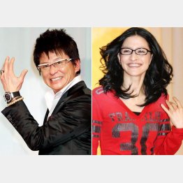 哀川翔（左）やイーオン社長の長女アンジェラ・アキも徳島出身（Ｃ）日刊ゲンダイ