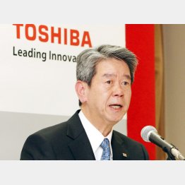 東芝の田中社長（Ｃ）日刊ゲンダイ