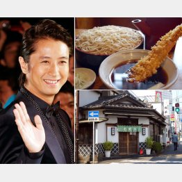 大きな海老天はサクサク 温かいつけ汁と好相性（Ｃ）日刊ゲンダイ