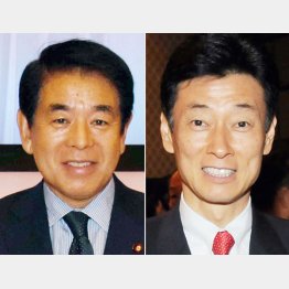 下村文科相と西村内閣府副大臣（Ｃ）日刊ゲンダイ