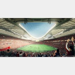 国民はシンプルな競技場を希望（日本スポーツ振興センター提供）
