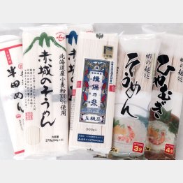 茹で時間が長いのはひやむぎ（Ｃ）日刊ゲンダイ