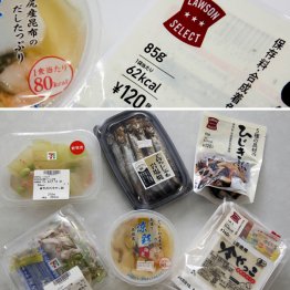 小分けの惣菜（下）は単身の高齢者が食べやすい（Ｃ）日刊ゲンダイ