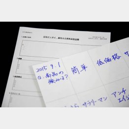 手書きが大事（Ｃ）日刊ゲンダイ