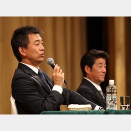 橋下徹大阪市長・松井一郎大阪府知事（Ｃ）日刊ゲンダイ