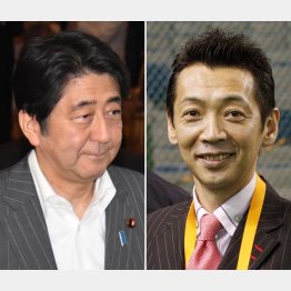 安倍首相と宮根誠司氏（Ｃ）日刊ゲンダイ