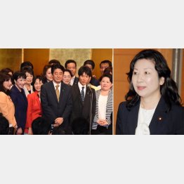 出陣式は野田氏（右）を除く全議員へ招待状を送付／（Ｃ）日刊ゲンダイ