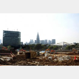 新国立競技場の建設予定地（Ｃ）日刊ゲンダイ