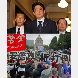 ファシスト首相はますます凶暴化（Ｃ）日刊ゲンダイ