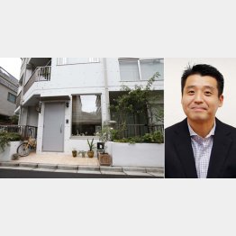 野口保雄氏（右）の住居兼事務所（Ｃ）日刊ゲンダイ