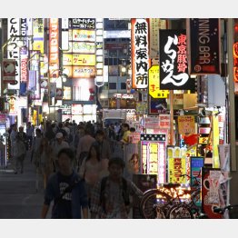 ネオン街もさま変わり？（Ｃ）日刊ゲンダイ