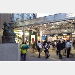 ＪＲ恵比寿駅前（Ｃ）日刊ゲンダイ