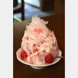 暑いから余計うまい！（雪くま）（Ｃ）日刊ゲンダイ