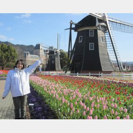 一番の撮影スポット！？（フラワーロード）（Ｃ）日刊ゲンダイ