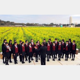 4度目の春（「菜な畑ロード」オープニングセレモニー）（Ｃ）日刊ゲンダイ