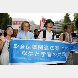 安保法案反対運動は学者と学生が共闘（Ｃ）日刊ゲンダイ