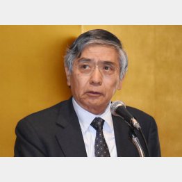 黒田総裁の心中はいかに（Ｃ）日刊ゲンダイ
