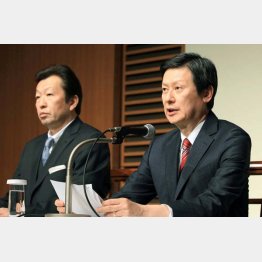 ロッテ前副会長の重光宏之氏（右）の提訴で騒動拡大必至（Ｃ）日刊ゲンダイ