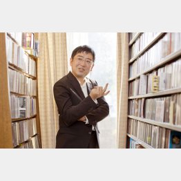初公開、ＣＤはジャズを中心に５棚６０００枚！（Ｃ）日刊ゲンダイ