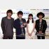 左から山本裕典、飯島寛騎、新川優愛、與真司郎（Ｃ）日刊ゲンダイ