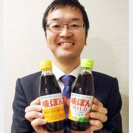 長岡雅彦氏と味ぽん（Ｃ）日刊ゲンダイ