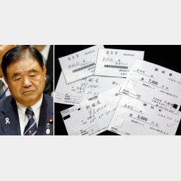 遠藤五輪担当相と“疑惑”の領収書（Ｃ）日刊ゲンダイ