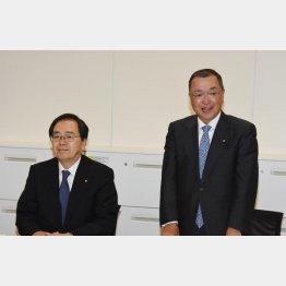 自公の攻防はパフォーマンス（自民・宮沢税調会長と公明・斉藤税調会長）／（Ｃ）日刊ゲンダイ