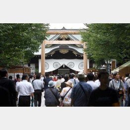 爆破事件のあった靖国神社（Ｃ）日刊ゲンダイ