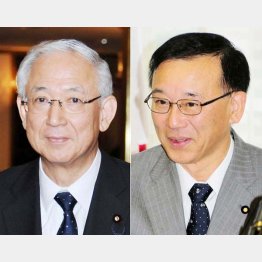 密室の茶番劇（自民・谷垣（右）、公明・井上の両幹事長）（Ｃ）日刊ゲンダイ