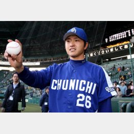 １０年プロ初勝利を挙げた当時の山内（Ｃ）日刊ゲンダイ