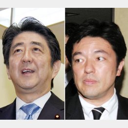 安倍首相と中山議員がヒソヒソ（Ｃ）日刊ゲンダイ