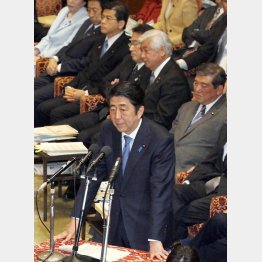 口先だけ？の安倍首相（Ｃ）日刊ゲンダイ