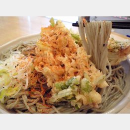 かき揚げそば（Ｃ）日刊ゲンダイ