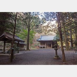 「七人の侍」のロケ地となった二岡神社（Ｃ）日刊ゲンダイ