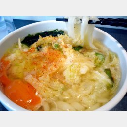 神楽坂　あい源の立ち食いそば（Ｃ）日刊ゲンダイ