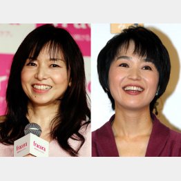 山口智子（左）と小野文惠／（Ｃ）日刊ゲンダイ